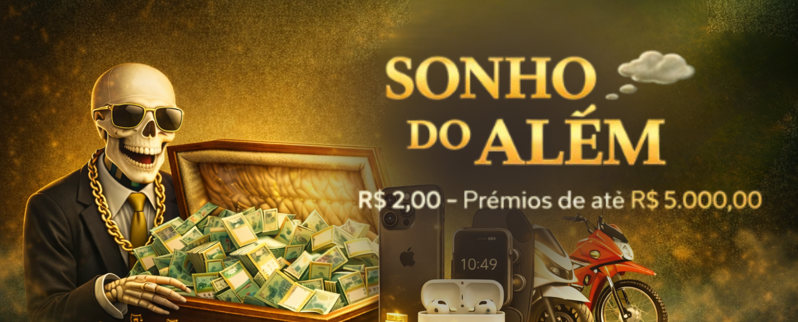 ⚰️ SONHO DO ALÉM 💭 - R$ 2,00 - PRÊMIOS DE ATÉ R$ 150 MIL